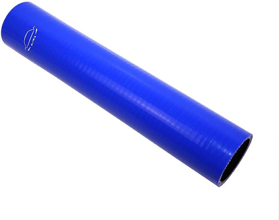 LTI Universal (305mm) 12" Length 4-Ply Reinforced High Performance (44mm) 1.75" ID Straight Coupler Silicone Hose (1.75" BLUE)