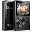 HIFI WALKER H2, High Resolution MP3 Player with Bluetooth5.2, DSD DAC, HiFi Portable Digital Audio Player Lossless High-Res Music Player with 128GB Memory Card, Support Up to 512GB