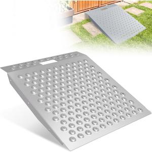 WHALEMOTOR Shed Ramp 1PC, Loading Ramp for Riding Mower, 29" L x24 W, 750 lbs Capacity, Shed Storage Ramps for Sheds, Garages, Barns, ATV, Lawnmower, Golf Cart, Sturdy Anti-Slip Ramps