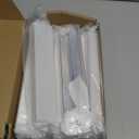 goldenwarm 15 Pack Brushed Nickel Finger Edge Pulls Drawer Finger Pulls Kitchen Hardware Handles Bedroom Dresser Drawers, 6-1/4in Hole Centers