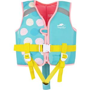 Gogokids Kids Swim Vest Float Jacket for 30-50 lbs 2-6 Years - Toddler Flotaties Swimming Pool Vest for Boys Girls Swimming Learning (Small)