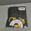 IOUHI Birthday Shirt Boy Construction Excavator Truck Short Sleeve T Shirt Tees Digger Themed Party