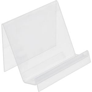 2pcs Transparent Book Stands Display Holders for Vinyl Records Books Albums for Home Organization Showcasing Collections, 9 x 12