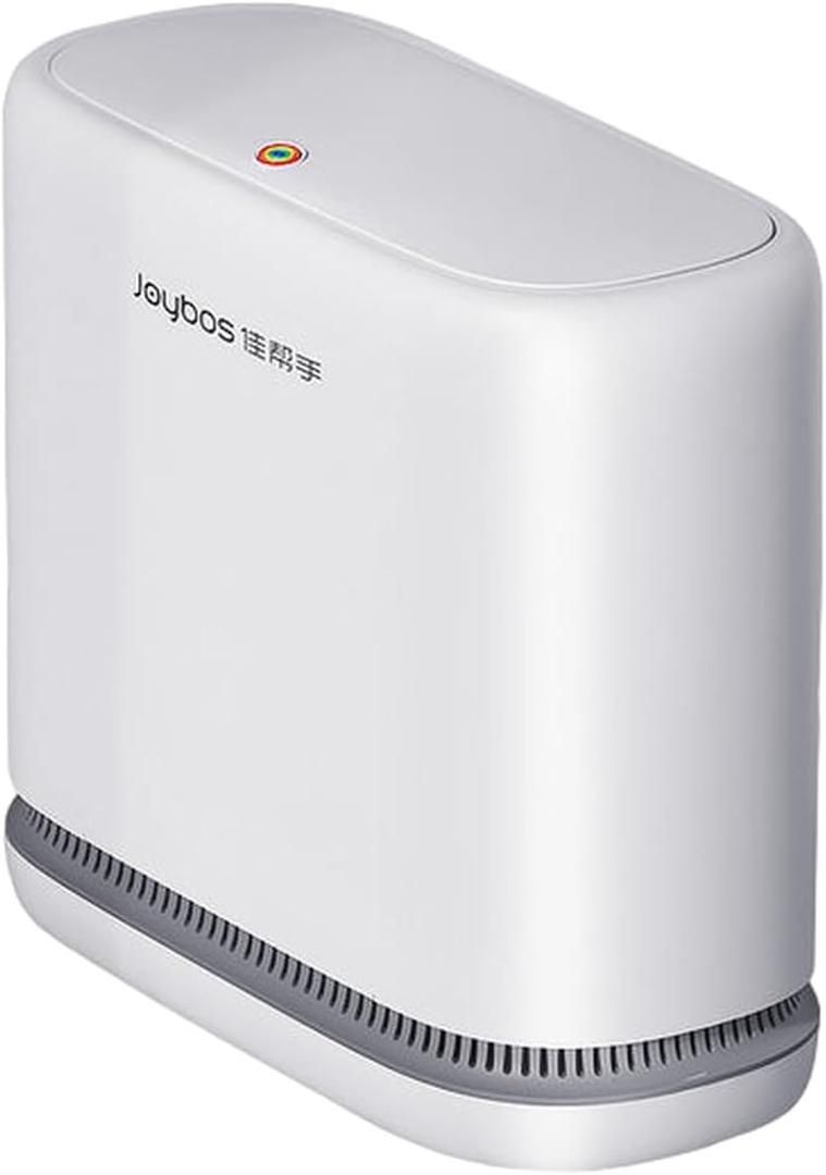 JOYBOS 12.5L Bathroom Trash Can with Push Top Lid