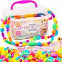 Just My Style Make & Believe Unicorn Pop Beads, 500+ Snap-Together, DIY, Bead Kit for Girls, Jewelry Set, Great Travel & On The Go Activity for Kids Ages 4, 5, 6, 7, 8