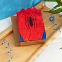 Marvel Spiderman Rash Guard Swimsuit, Summer Vacation Essentials for Kids, Childrens Swimwear Full Body Beachwear (Red/Blue Spiderman, 4-5 Years)