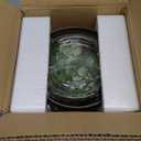 Vintage Glass Farmhouse Vase, Rustic Lantern Decor with Plants Flowers Lights Vintage Style Vases for Home Decor Floral Arrangement Hostess Gift