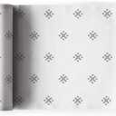 MY DRAP Formal Designer Collection Luncheon Napkins (12 Napkins, Silver Stars)