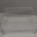 STORi Stackable Clear Plastic DVD Organizer with Rubber Feet | Rectangular Holder Perfect for Theater Room | Holds up to 14 Standard DVD Cases | Made in USA