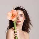 30th Birthday Decorations for Her, Rose Gold Glitter "Talk Thirty To Me Sash" Sash & Rhinestone Headband & Pearl Pin & Happy Birthday Card for Women Party Favors