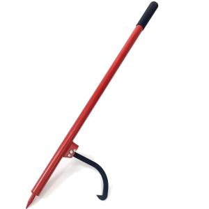 Log Peavey Steel Handle Log Peavey Tool - Logger Peavy Hook Log Roller Tool, max 19 Inch Opening Felling Log Roller Tool (47")