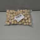 120Pcs Solid Wood Balls for Crafts 0.94 Inch Round Wooden Spheres Unfinished Wood Rounds for Painting Engraving Versatile Crafts