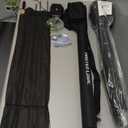 Fly Fishing Rod and Reel Combo Starter Kit, Graphite Fly Rod with Cork Handle, Die Cast Aluminum Reel, Fly Box Case & Fishing Flies and Carrying Case and Accessories