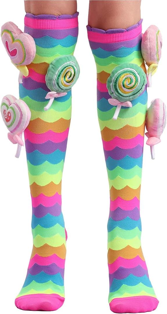 Crazy Socks For Kids Wacky Girls Cute Knee Socks Girl 3D High Tube Fashion Kids