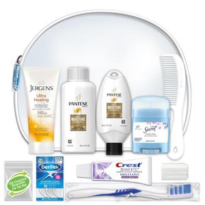 Convenience Kits International Women's Deluxe 10 Piece Kit with Travel Size TSA Compliant Essentials Featuring: Pantene Hair Products in Reusable Toiletry Zippered Bag Convenience Kits International Women's Deluxe 10 Piece Kit with Travel Size TSA Compliant Essentials Featuring: Pantene Hair Products in Reusable Toiletry Zippered Bag