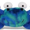 DolliBu Blue Tie-Dye Crab Plush - Super Soft Stuffed Animal, Cute Sea Animal Plush, Adorable Fluffy Stuffed Animal for Boys and Girls, Stuffed Animals Plush Gift for Babies, Kids, Adults - 6.5 Inches