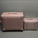 Vintage Luggage Set with Wheels, Retro Suitcase, Travel Trunk Set, Stylish Vintage Luggage Set for Women and Men