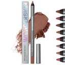 Wonderskin Lipliner Pencil - 360 Contour Lipliner, Long Lasting, Sharpenable Lip Pencil, Waterproof and Transfer-Proof Nude Lip Liner (Walnut)