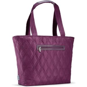 Fit & Fresh 2-in-1 Insulated Lunch & Travel Tote (Plum)