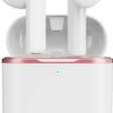DRQQ Wireless Earbuds Bluetooth Earbuds Wireless Headphones IPX5 Waterproof Earphones Noise Cancelling Headset Deep Bass Long Battery Bluetooth Headphones with Mic for iPhone Android