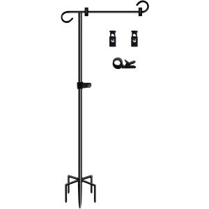 50-inch Outdoor Garden Flag Stand, Extra Tall Yard Flag Holder for Outside 12x18 Home Patio Decor, 1-Pack