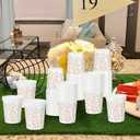 VDESFUEBY 24Pcs Baseball Plastic Cup 12Oz Reusable Baseball Plastic, Drinking Cups for Ball Games Ball Games Themed Party Supplies Birthday Party Favor Event Family Dinner