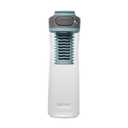 Contigo Clybourn Plastic FreeFlow Filter Water Bottle with AUTOSEAL Lid 24 oz., Dark Ice, with Replacable Filter