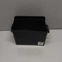 Attwood 9082-1 Small Battery Box with Mounting Kit and Strap, Fits U1 Batteries, Black
