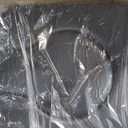 Rolling Shower Chair with Wheels for Elderly and Disabled, Foldable Wheelchair Lightweight Folding, Bedside Commode Chair with Arms for Toilet (Black)