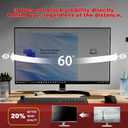 [2-Pack] 24 Inch Computer Privacy Screen Filter (16:9 Aspect Ratio) - Removable, Anti Glare & Blue Light Blocking, Compatible with HP Dell ASUS Acer Samsung Monitors