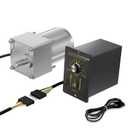 15W 110V 50/60HZ Low RPM 15rpm High Torque AC Gear Reducer Motor Shaft Diameter 10mm & AC Speed Controller Kits CW CCW for Mask Machine