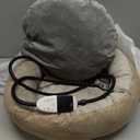 CLAYCLAY Heated Cat Bed, Round Heated Pet Bed for Indoor Cats, 20" Cozy with Timer & Temperature Adjustable, Non-Slip Bottom, Removable, Washable, Waterproof with Pet Heating Pad (One Size)