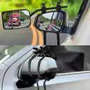 CICMOD Towing Mirrors Universal Clip-on Mirror Extenders for Towing Cars Trailer Truck Boat - Pack of 2