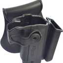 Polymer Holster with integrated Mag Pouch for Sig Sauer Mosquito Black