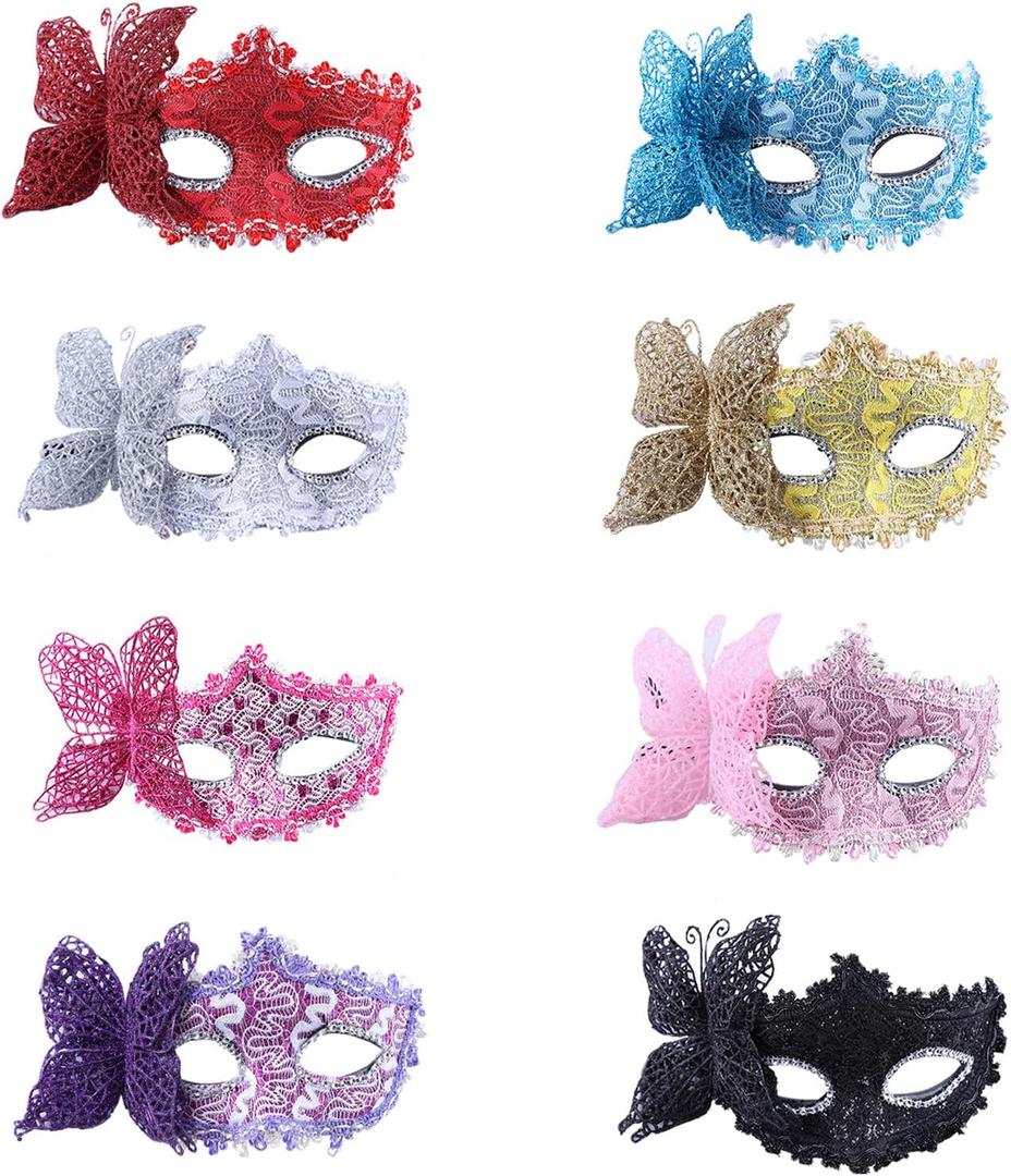 Vintage Masquerade Masks, Mardi Gras Masks Venetian Masks Unisex Half Face Masks