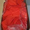 Kinlop 150 Pcs Spandex Chair Sashes Bows Stretch Chair Cover Bands Elastic Ties Bands Slider Sashes Without Buckle Decorations for Wedding Party Events Ceremony Birthday(Red)