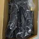 Nuogo 6 Pcs Velvet Stanchion Rope Black Carpet Party Decorations 5ft Crowd Control Velvet Ropes Safety Barrier with Gold Hook for Event Movie Theaters Grand Opening Hotel Party Supplies