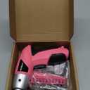 Hi-Spec Small Electric Screwdriver, Mini Drill Set, Rechargeable 3.6V Cordless Screwdriver with 26 Driver Bits, Power Tool for Small Projects & Home Use, Pink