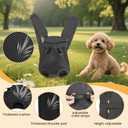 Inspack Dog Backpack Carrier/Cat Carrier, Adjustable Pet Front Carriers Travel Bag for Puppy Medium Dogs, Legs Out, Soft Ventilated Doggie Chest Carry Backpacks for Hiking/Camping, 10-16 lbs, Black