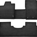 Car Floor Mats Custom Fit for Nissan Ariya 2026 2025 2024 2023 Odorless Washable Duty Rubber (All Weather) Floor Liners Set Black