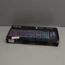 CHONCHOW USB Wireless Gaming Keyboard and Mouse Combo, LED Backlit Ergonomic Mechanical Feeling Keyboard, Rechargeable 2500mAh Battery, Anti-ghosting Keyboards 7D 3600DPI Mice for PC Gamer (black,rgb backlit)