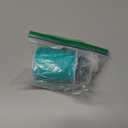 NBEADS Cord Lock Kit, 54.68 Yards Tubular Synthetic Rubber Cord 6 Pcs Plastic Cord Locks for Drawstring Cord Stop Elastic Shoelace Lock Fastener Slider Clip, Medium Turquoise