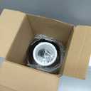 Maxcheck 4 Pcs Self Watering Hanging Planters Indoor Gift 6.5'' 4.5'' Hanging Flower Pots Baskets Outdoor Self Watering Plant with 3hooks Drainage Holes for Home(Grey,Clear)