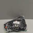 rabbitgoo Dog Harness No Pull with 2 Leash Clips, Adjustable Soft Padded, Reflective Oxford No Choke Pet Vest with Easy Control Handle for Large Dogs, Black, L