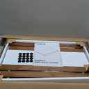 Wire Shelf Covers, Bamboo Wire Rack Covers for Pantry, Closet (4pcs, 24" W x 16" D)