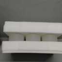 6-Pack White Frosted Glass Shade Covers, Elegant Glass Lamp Shade Replacements for Light Fixtures, 1-5/8-inch Fitter Cylinder Globe Glass Shades for Pendant Chandeliers Wall Sconces Bath Vanity Lights