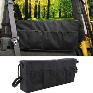 JeCar for TJ Trunk Organizer Rear Cargo Storage Driver Side Organizer Bag Pouches Compatible with 1997-2006 Jeep Wrangler TJ