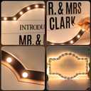 20IN Wedding Bottle Service Sign, Personalized Wedding Entrance Props, LED Marquee Sign for Reception, Custom Light-up Marquee Sign with Stickers for Bridal Engagement Anniversary Nightclub Gift