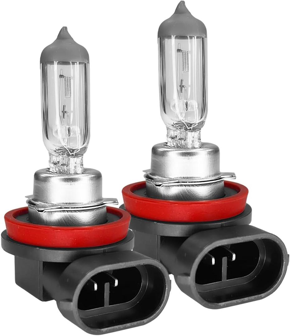 2PCS Halogen Headlight Bulbs H11 Fog Light Bulbs, 12V 55W Automotive High and Low Beam Headlight Bulbs Replacement, Universal Lighting Accessorie for Cars, SUVs, Truck