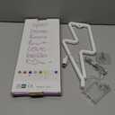 Lightning Bolt Neon Signs Lightning Neon Sign with Base for Bedroom LED Lighting for Room Decor for Teen Girls Gifts for Teenager Boys USB/Battery Cool Gaming Light with Holder(Blue)